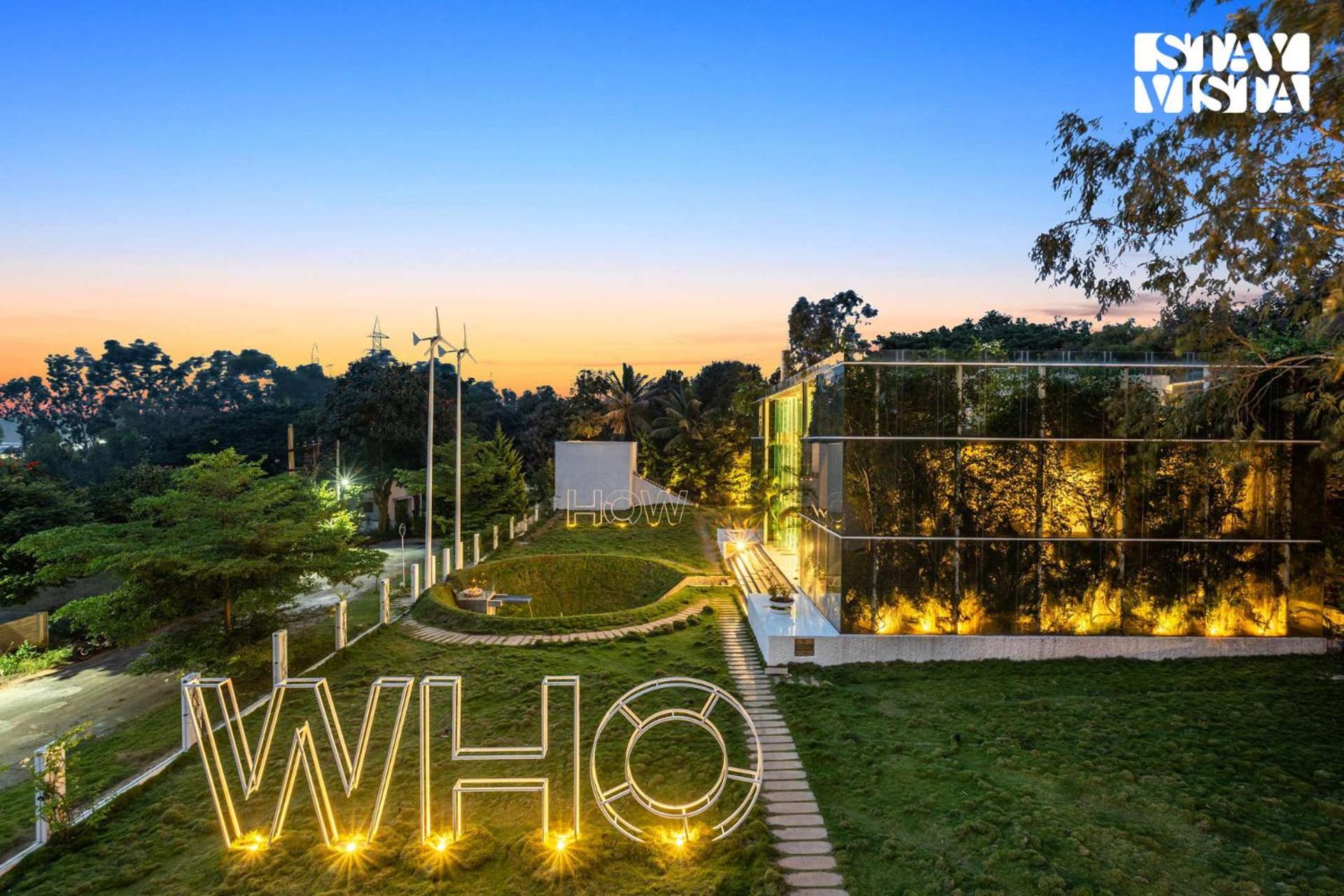 The Crystal Hall India'S Only All Glass Villa Bangalore Exterior foto